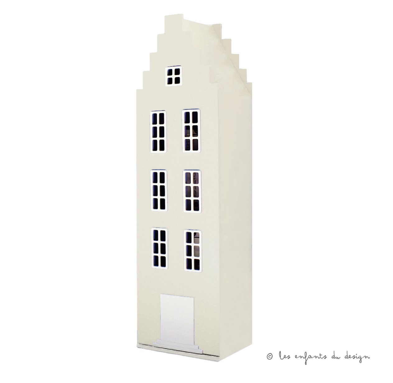 Armoire maison Amsterdam escalier - Crème